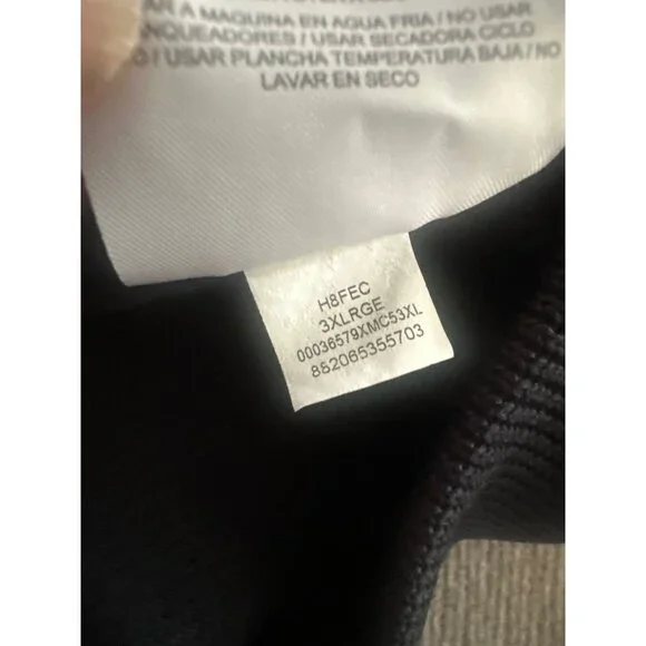 Jordan  Mens 3XL Michigan Crewneck Sweatshirt Navy Blue & Yellow Ribbed - Picture 9 of 10